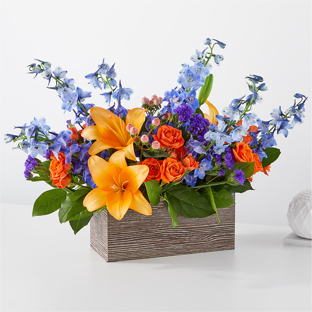 Radiant Citrus Box Bouquet – ANTONIO FLOWERS & GIFTS, Miami FL