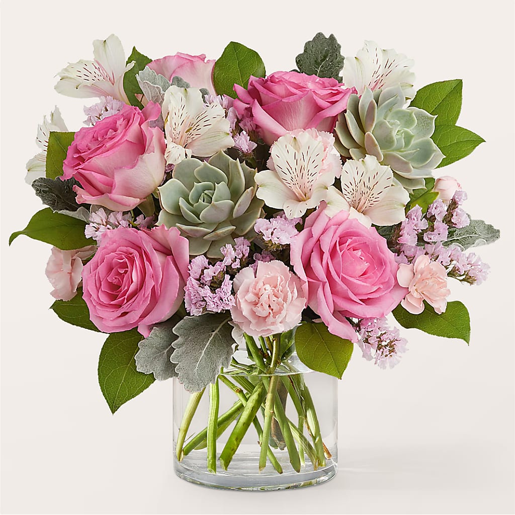 Dusty Rose Bouquet – ANTONIO FLOWERS & GIFTS, Miami FL