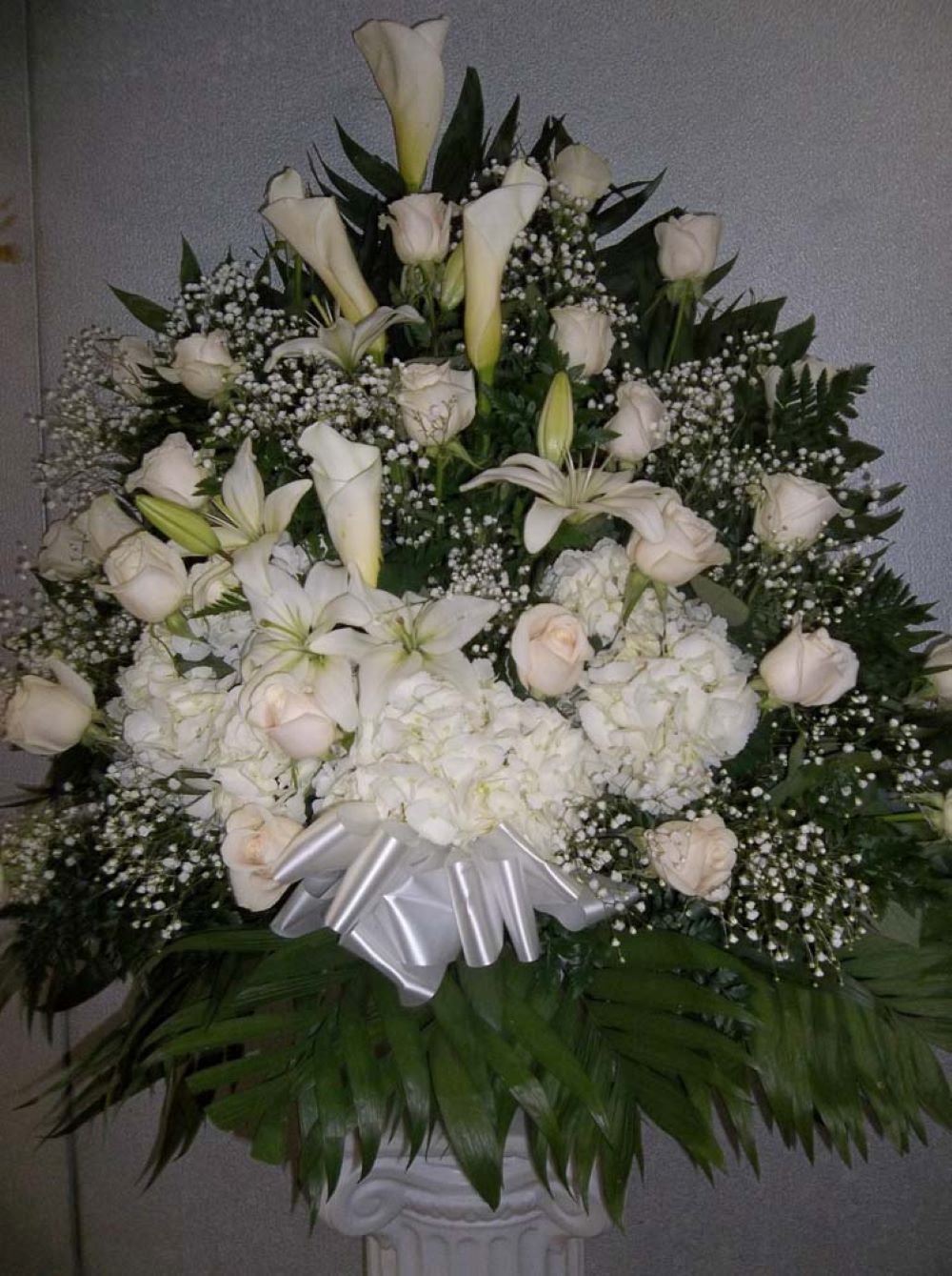 Roses and Orchids Basket