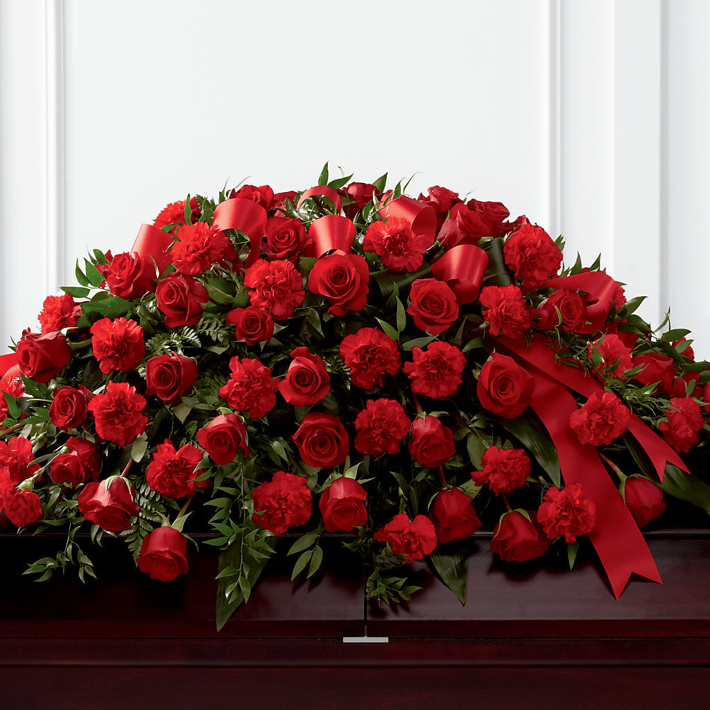 Tribute of Life Casket Spray – ANTONIO FLOWERS & GIFTS, Miami FL