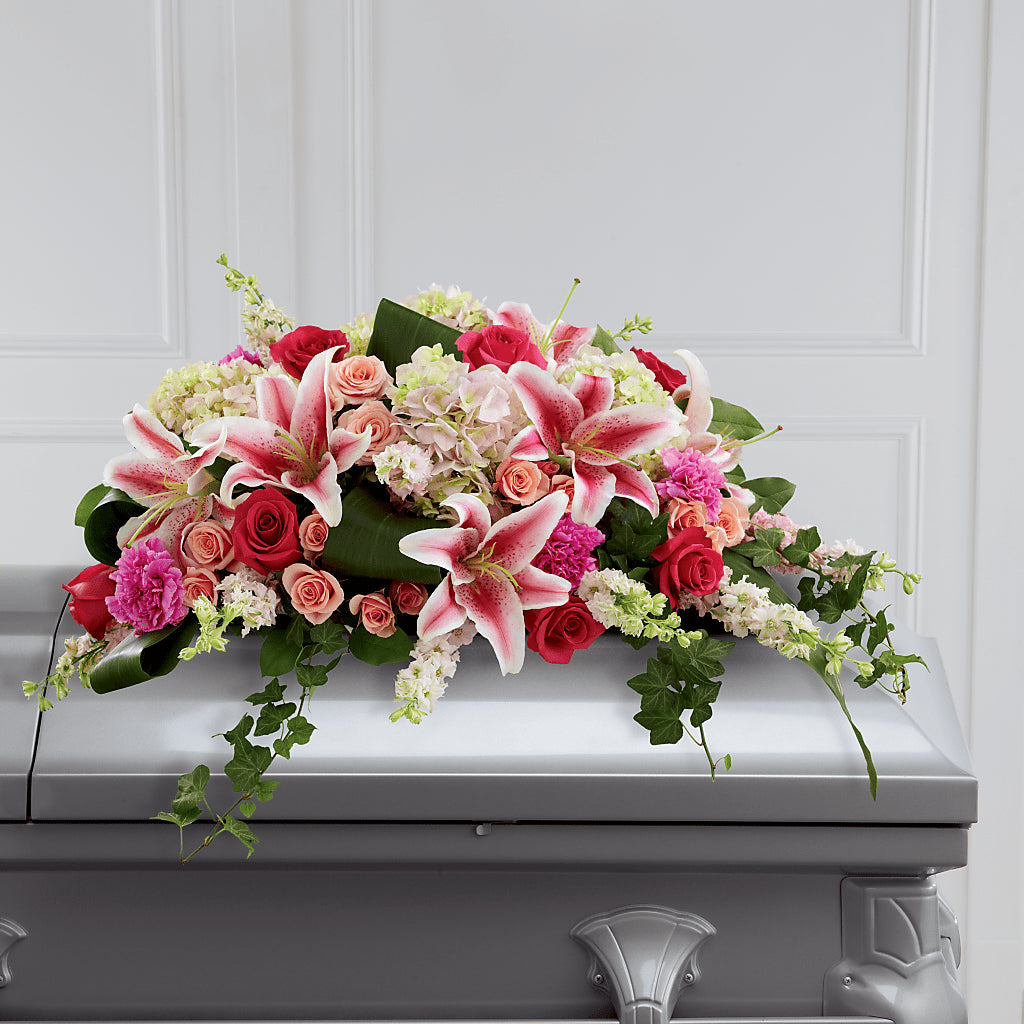 Splendid Grace Casket Spray – ANTONIO FLOWERS & GIFTS, Miami FL