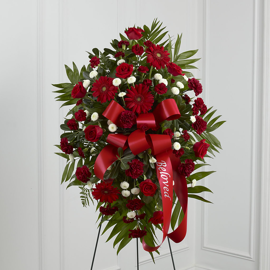 Treasured Memories Standing Spray – ANTONIO FLOWERS & GIFTS, Miami FL