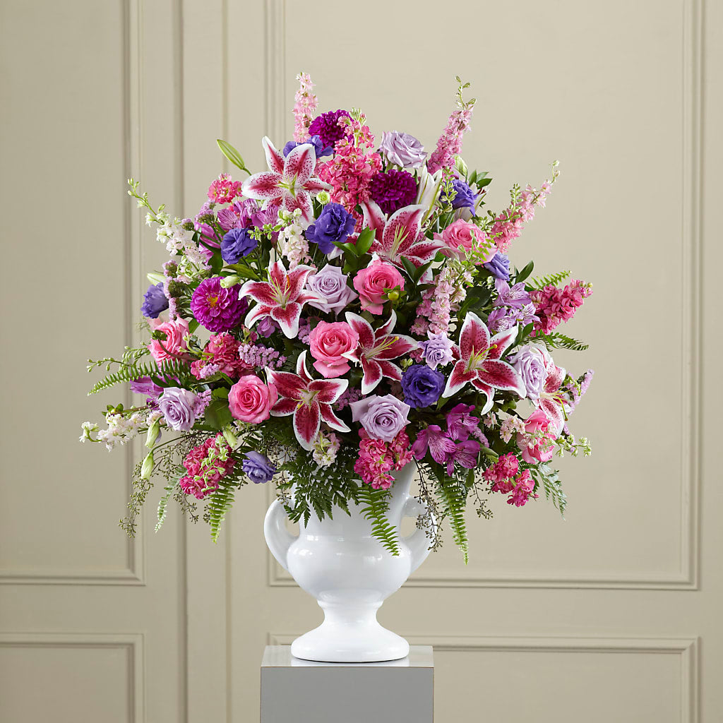 Peaceful Tribute Arrangement – ANTONIO FLOWERS & GIFTS, Miami FL