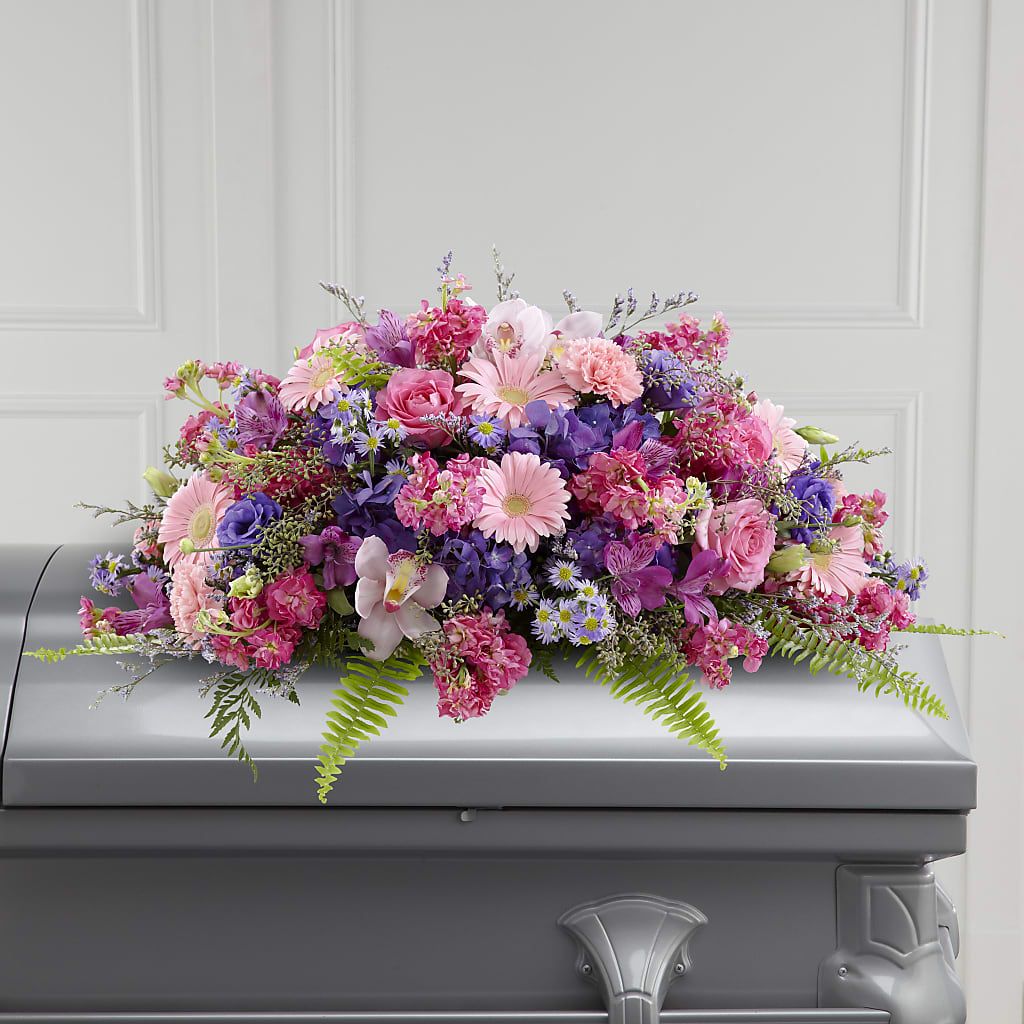 Glorious Garden Casket Spray – ANTONIO FLOWERS & GIFTS, Miami FL