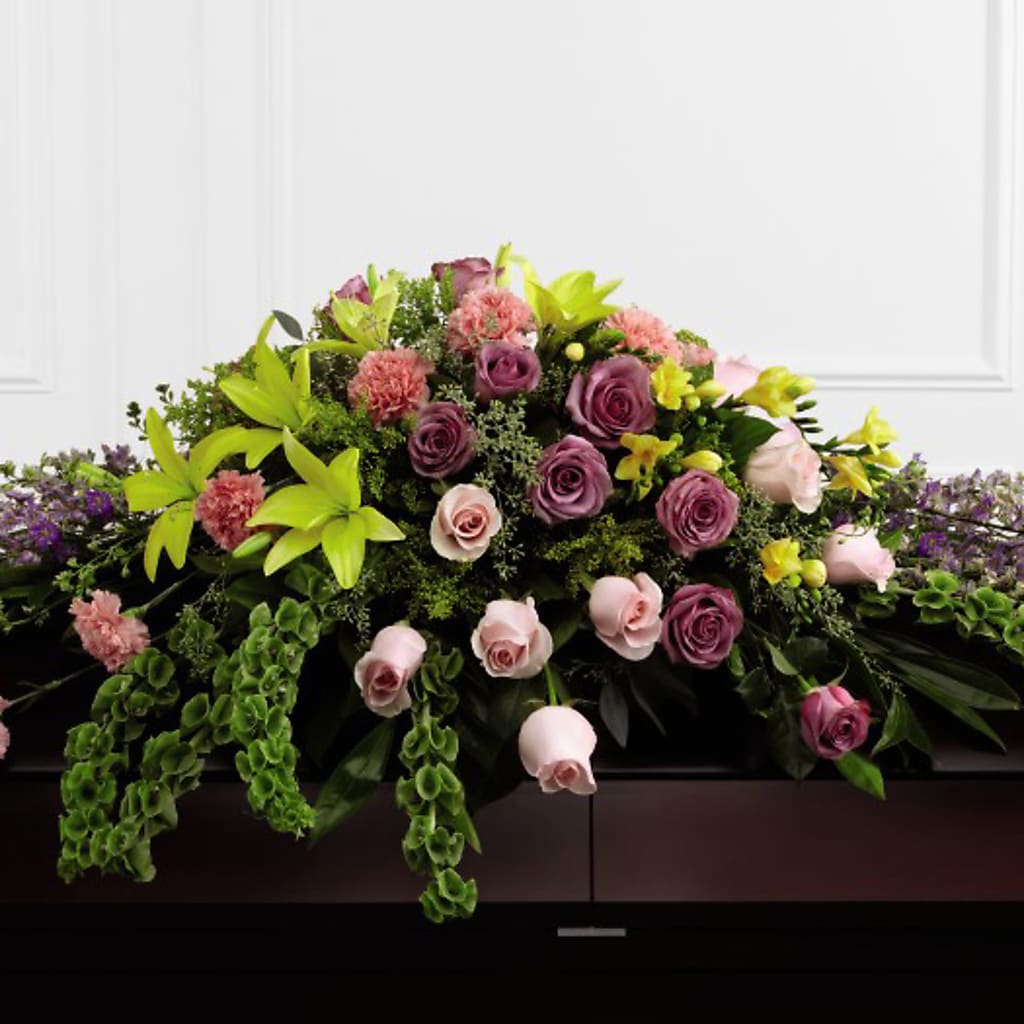 Forever Beloved Casket Spray – ANTONIO FLOWERS & GIFTS, Miami FL