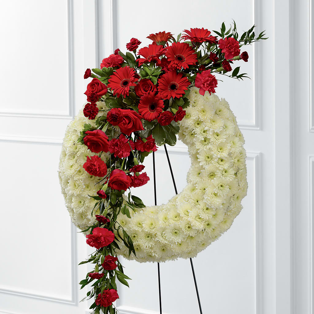 Graceful Tribute Wreath – ANTONIO FLOWERS & GIFTS, Miami FL