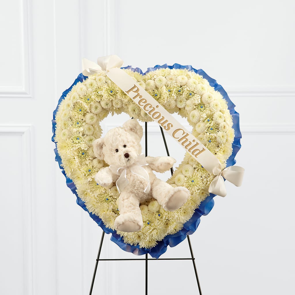 Precious Child Standing Heart – ANTONIO FLOWERS & GIFTS, Miami FL