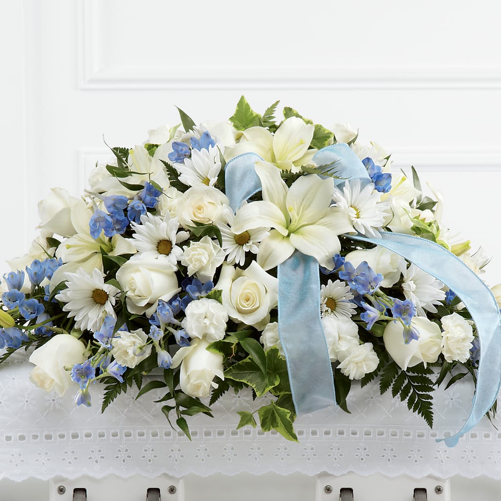 Tender Treasure Casket Spray – ANTONIO FLOWERS & GIFTS, Miami FL