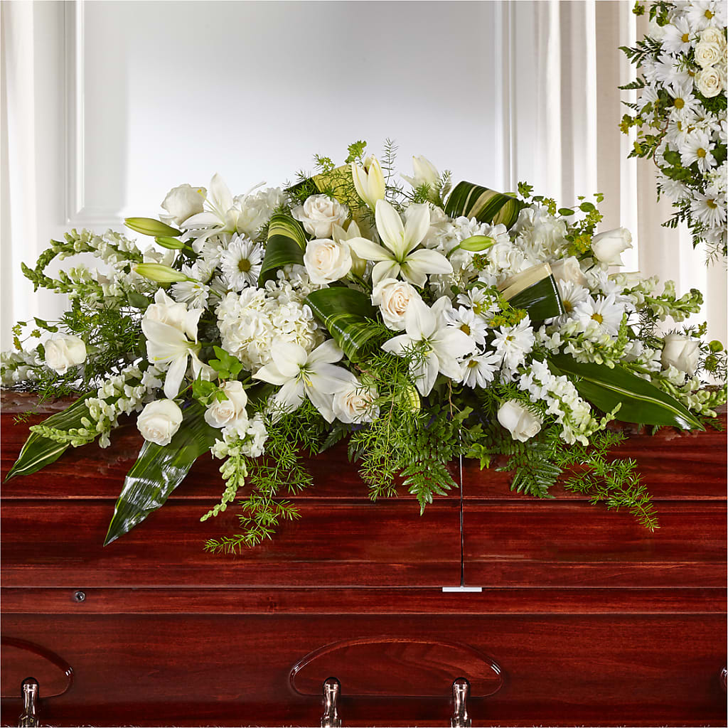 Abundance Casket Spray – ANTONIO FLOWERS & GIFTS, Miami FL