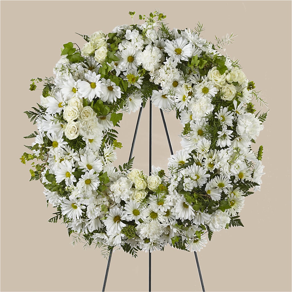 Faithful Wishes Wreath – ANTONIO FLOWERS & GIFTS, Miami FL