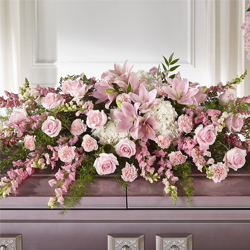 Life & Remembrance Casket Spray – ANTONIO FLOWERS & GIFTS, Miami FL