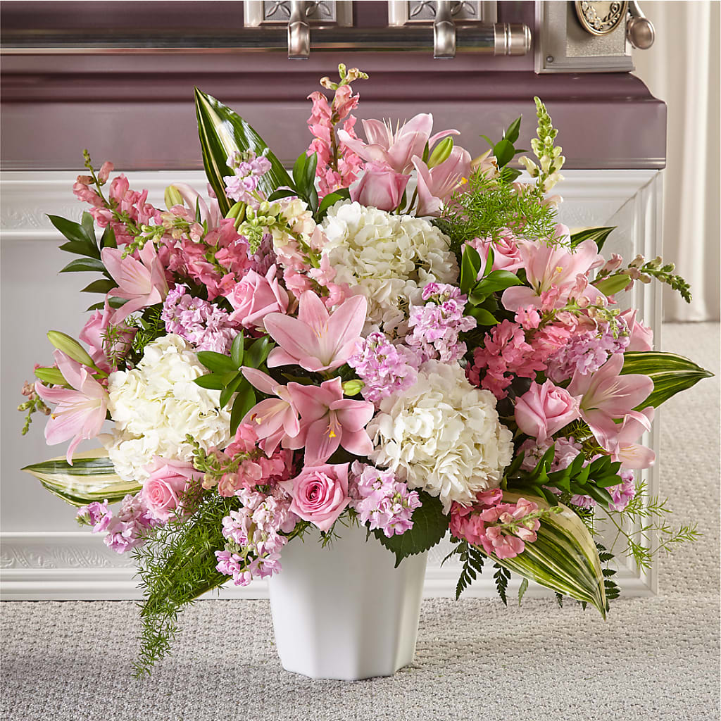 Simply Serene Floor Basket – ANTONIO FLOWERS & GIFTS, Miami FL