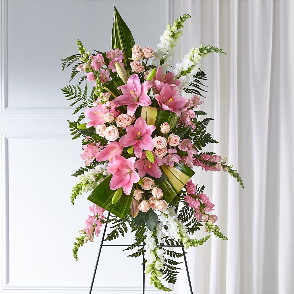 Elegant Embrace Standing Spray – ANTONIO FLOWERS & GIFTS, Miami FL
