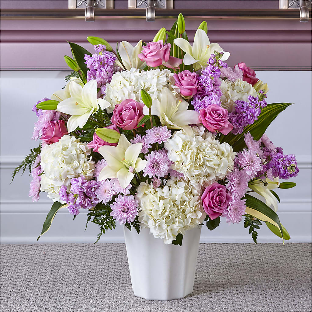 Heaven Sent Floor Basket – ANTONIO FLOWERS & GIFTS, Miami FL
