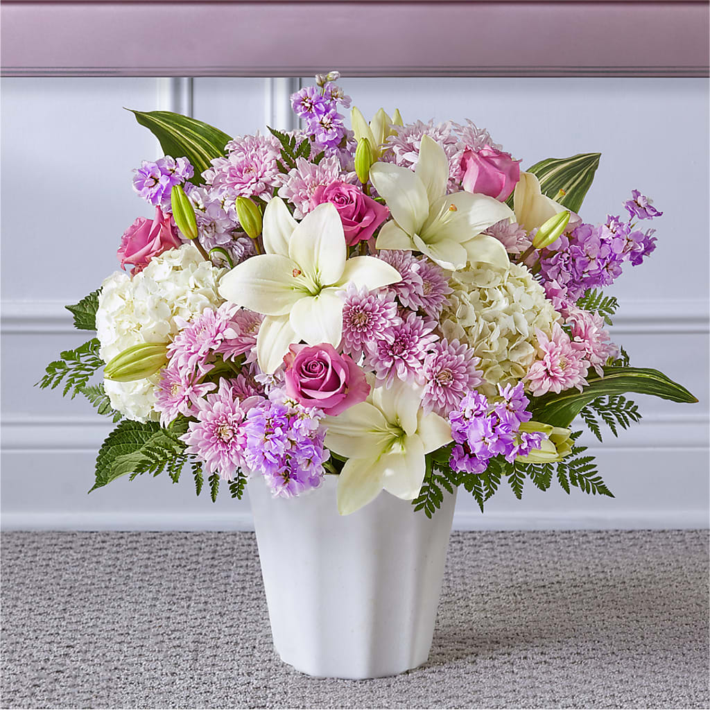 Heaven Sent Floor Basket – ANTONIO FLOWERS & GIFTS, Miami FL
