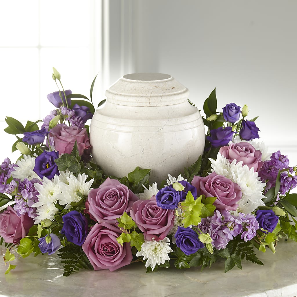 Blooming Sympathy Cremation Adornment – ANTONIO FLOWERS & GIFTS, Miami FL