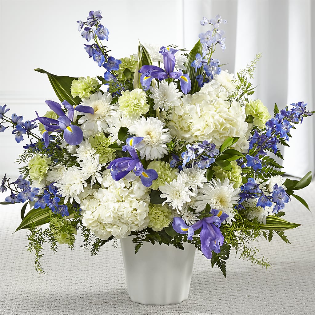 Soft Serenity Floor Basket – ANTONIO FLOWERS & GIFTS, Miami FL