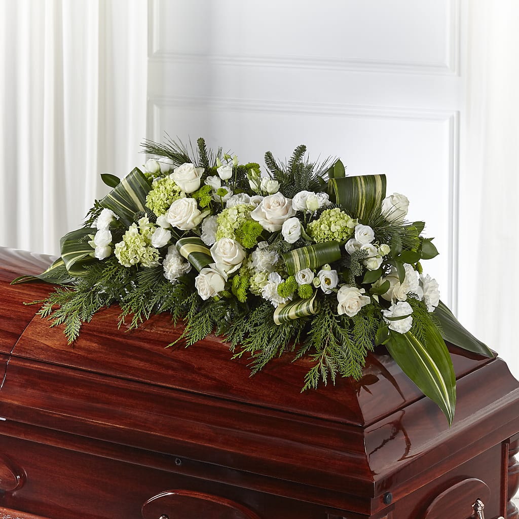 Hopeful Gesture Casket Spray – ANTONIO FLOWERS & GIFTS, Miami FL
