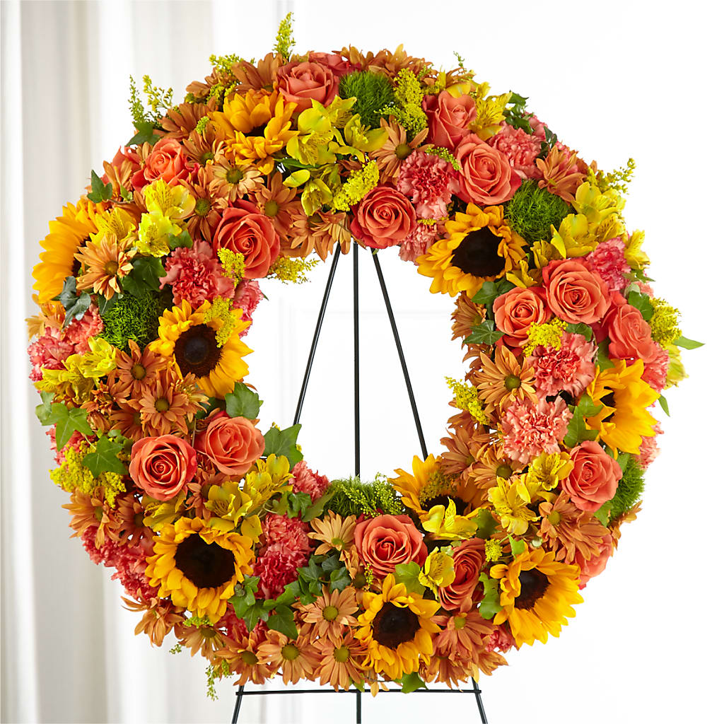 Autumnal Memories Wreath (Standard) – ANTONIO FLOWERS & GIFTS, Miami FL