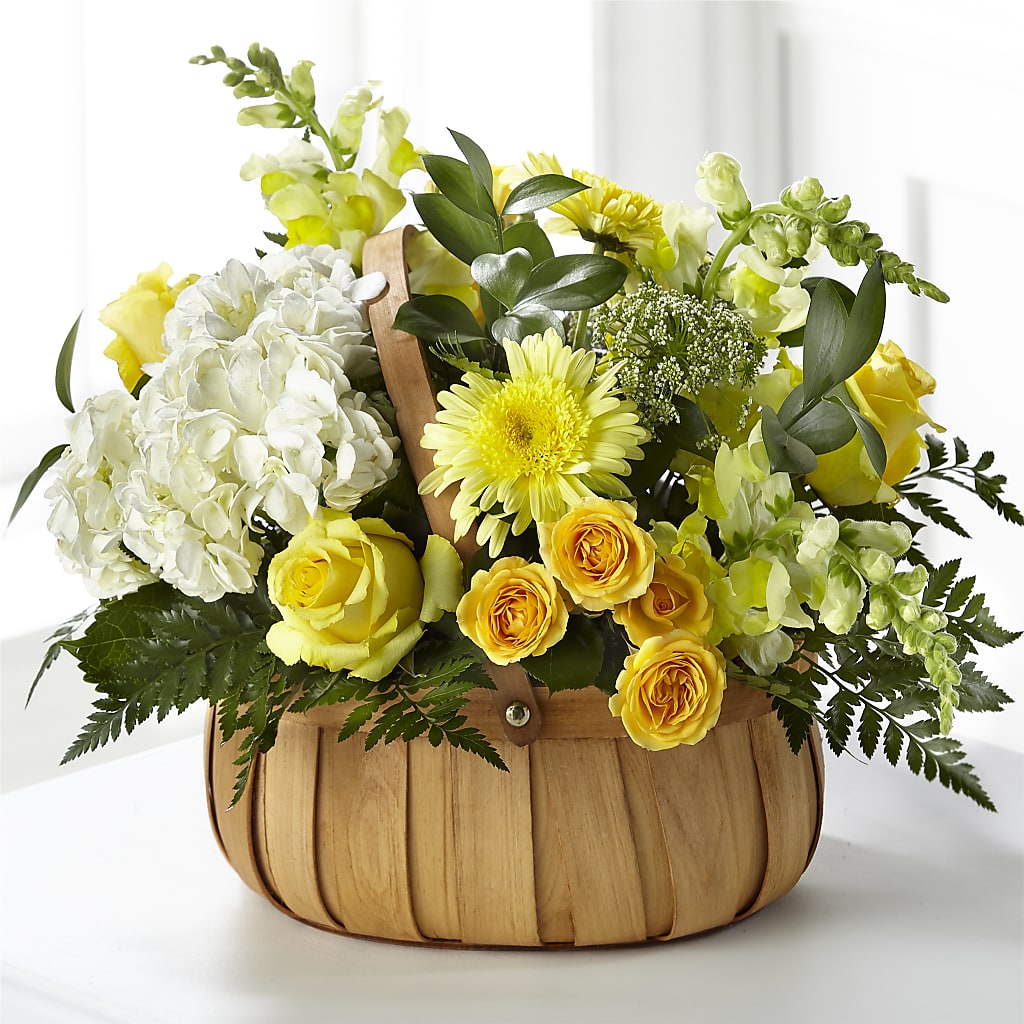 Rustic Remembrance Basket – ANTONIO FLOWERS & GIFTS, Miami FL
