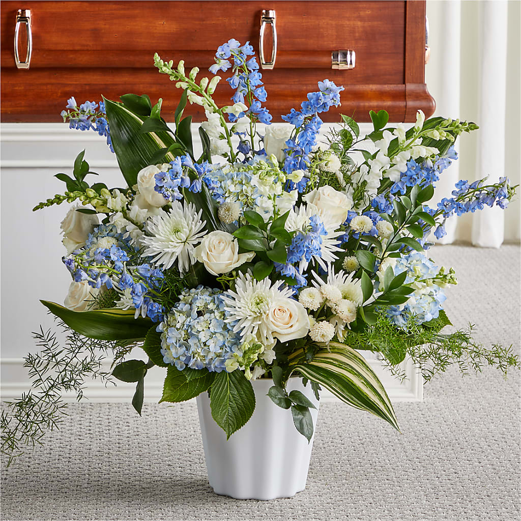 Everlasting Memories Floor Basket – ANTONIO FLOWERS & GIFTS, Miami FL