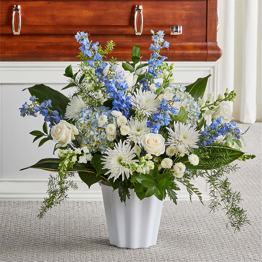 Everlasting Memories Floor Basket – ANTONIO FLOWERS & GIFTS, Miami FL