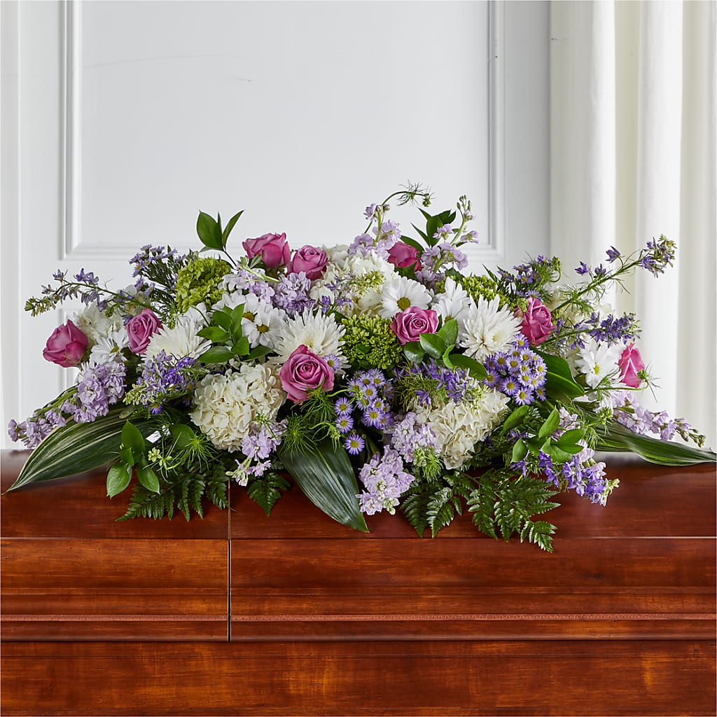 Meadows of Serenity Casket Spray – ANTONIO FLOWERS & GIFTS, Miami FL