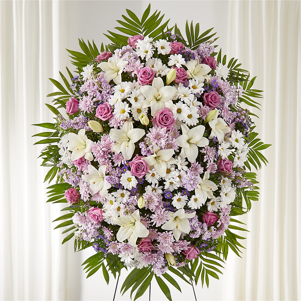 Surrounded by Love Standing Spray – ANTONIO FLOWERS & GIFTS, Miami FL