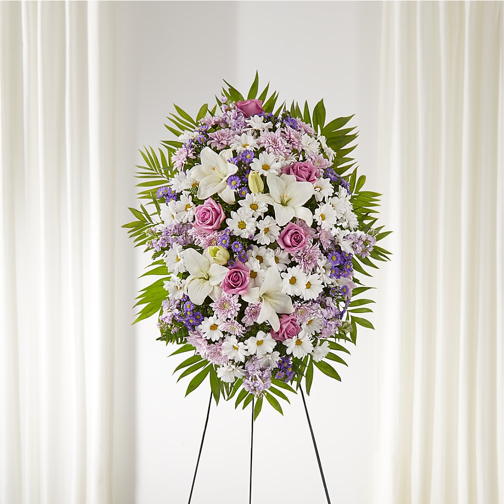 Surrounded by Love Standing Spray – ANTONIO FLOWERS & GIFTS, Miami FL