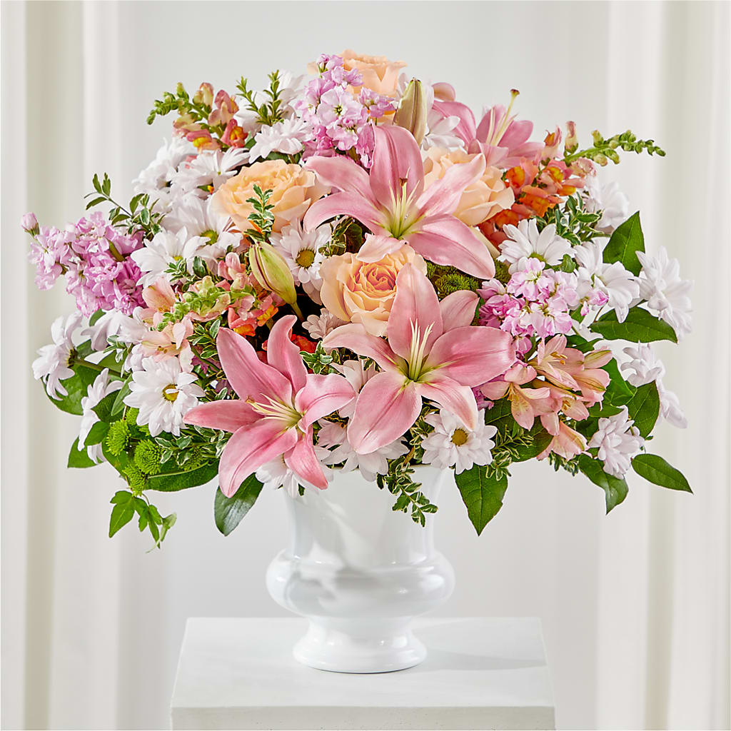 Heartfelt Gesture Urn Arrangement – ANTONIO FLOWERS & GIFTS, Miami FL