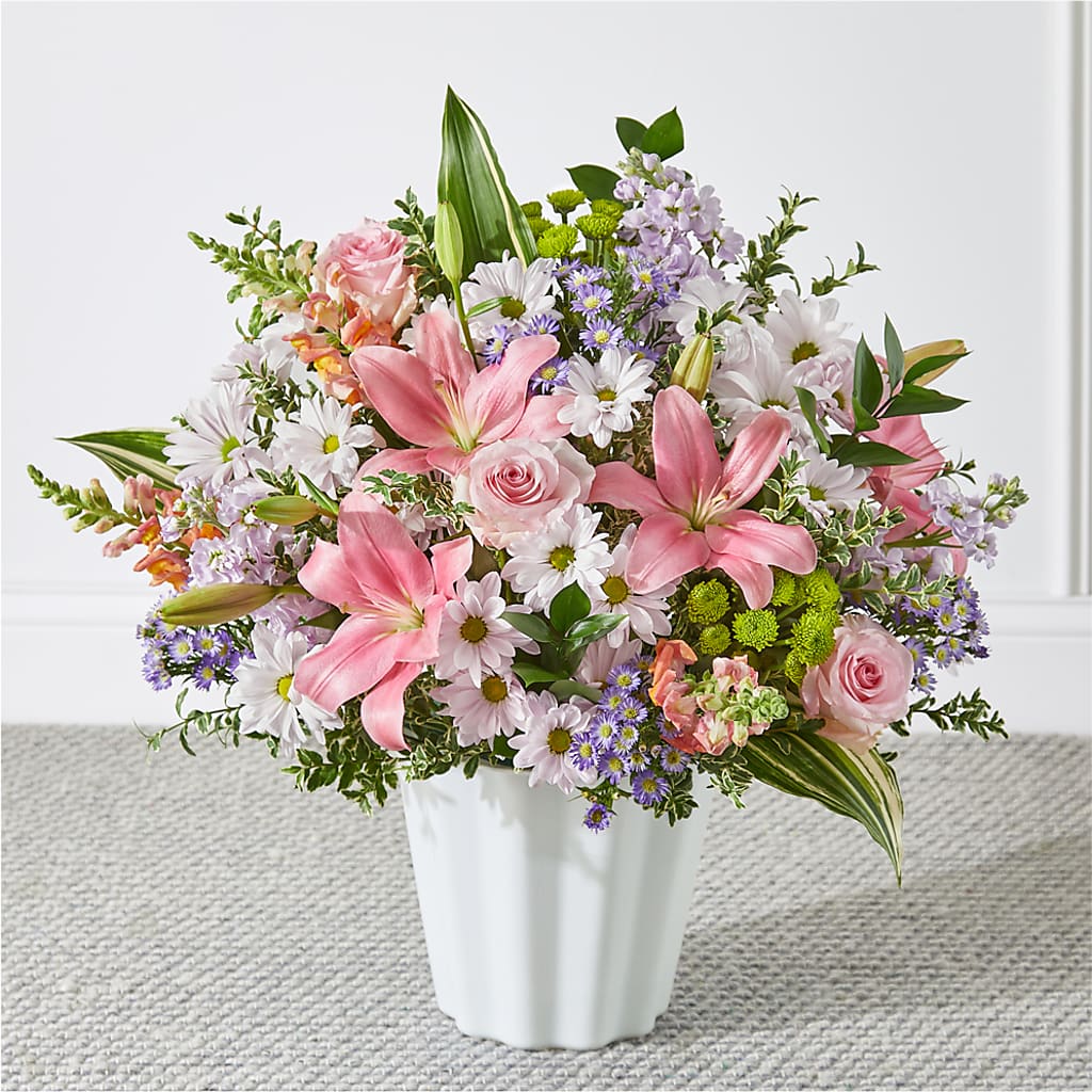 Abundant Compassion Floor Basket – ANTONIO FLOWERS & GIFTS, Miami FL
