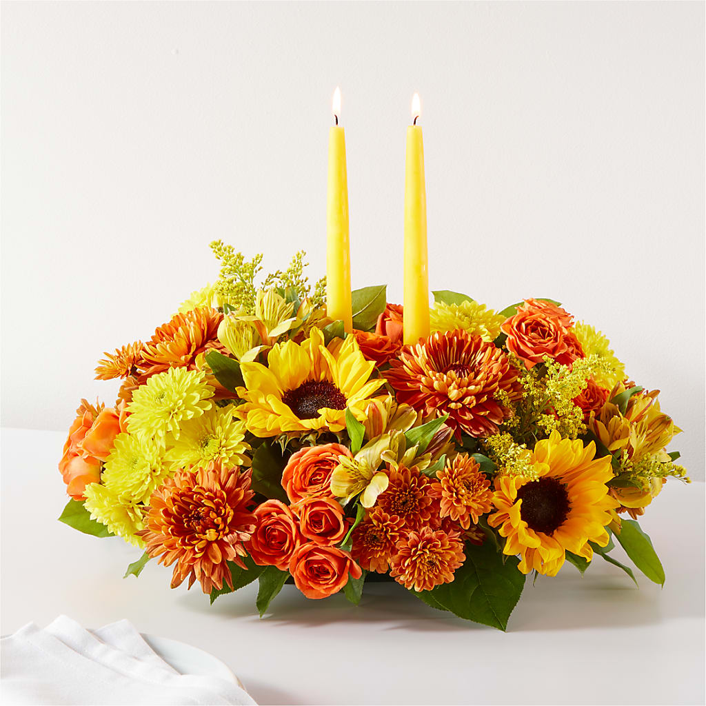 Autumn Harmony Centerpiece – ANTONIO FLOWERS & GIFTS, Miami FL