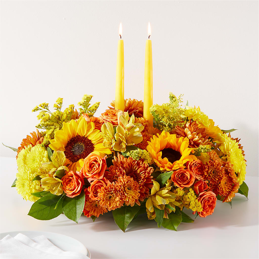 Autumn Harmony Centerpiece – ANTONIO FLOWERS & GIFTS, Miami FL