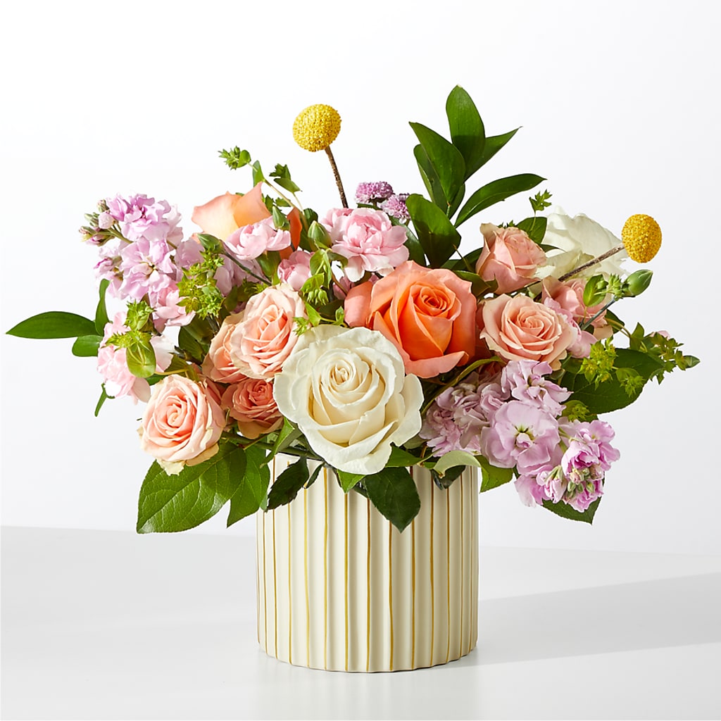 French Market Bouquet with Ivory Vase – ANTONIO FLOWERS & GIFTS, Miami FL