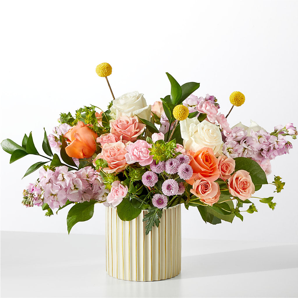 French Market Bouquet with Ivory Vase – ANTONIO FLOWERS & GIFTS, Miami FL