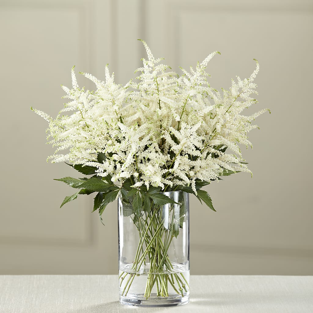 White Astilbe Bouquet – ANTONIO FLOWERS & GIFTS, Miami FL