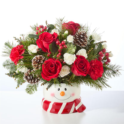 Jolly Snowman Bouquet – ANTONIO FLOWERS & GIFTS, Miami FL