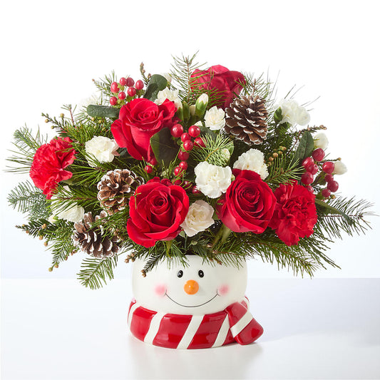 Jolly Snowman Bouquet – ANTONIO FLOWERS & GIFTS, Miami FL