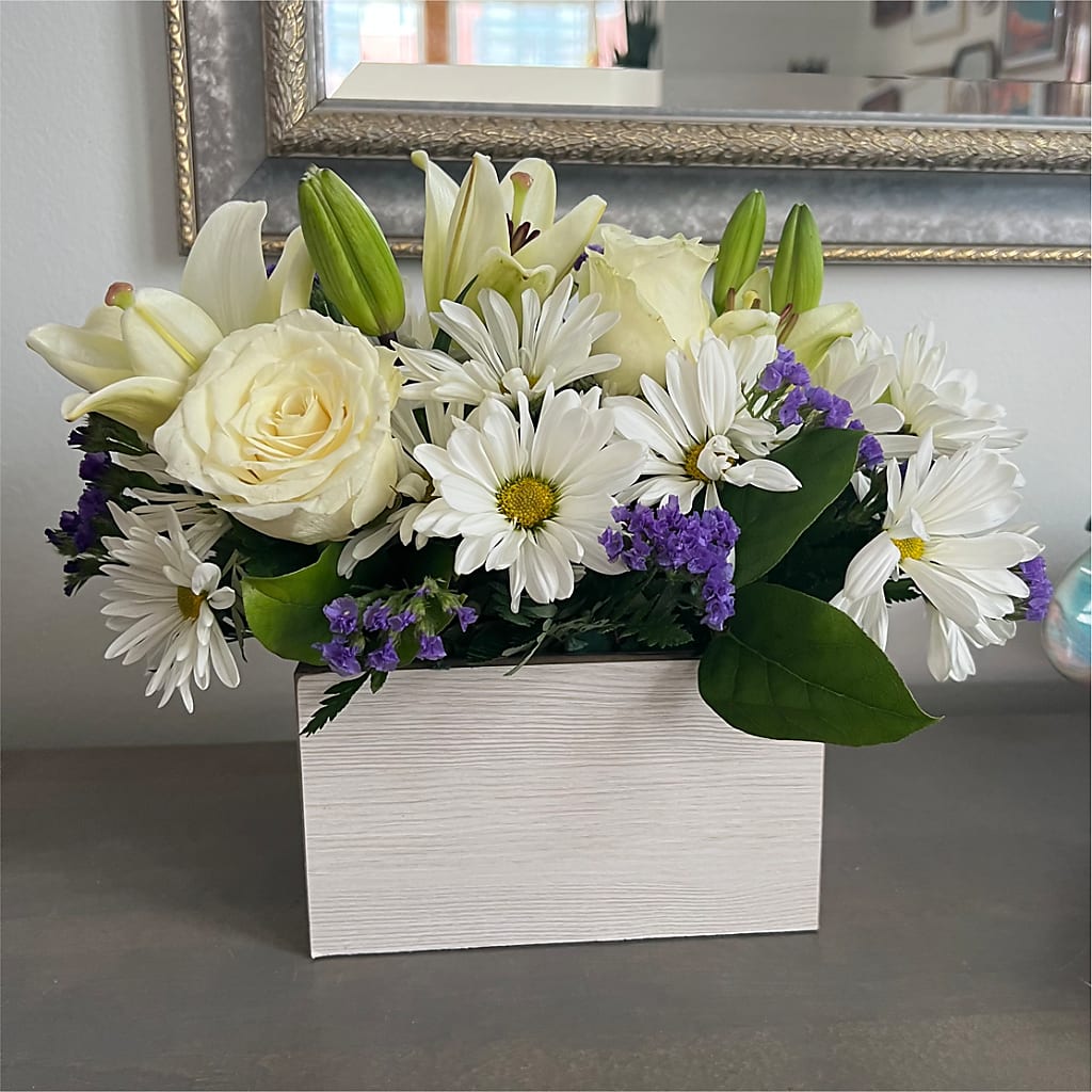 Beyond Blue Box Bouquet – ANTONIO FLOWERS & GIFTS, Miami FL