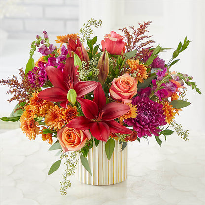 Burgundy Landscape Bouquet – ANTONIO FLOWERS & GIFTS, Miami FL