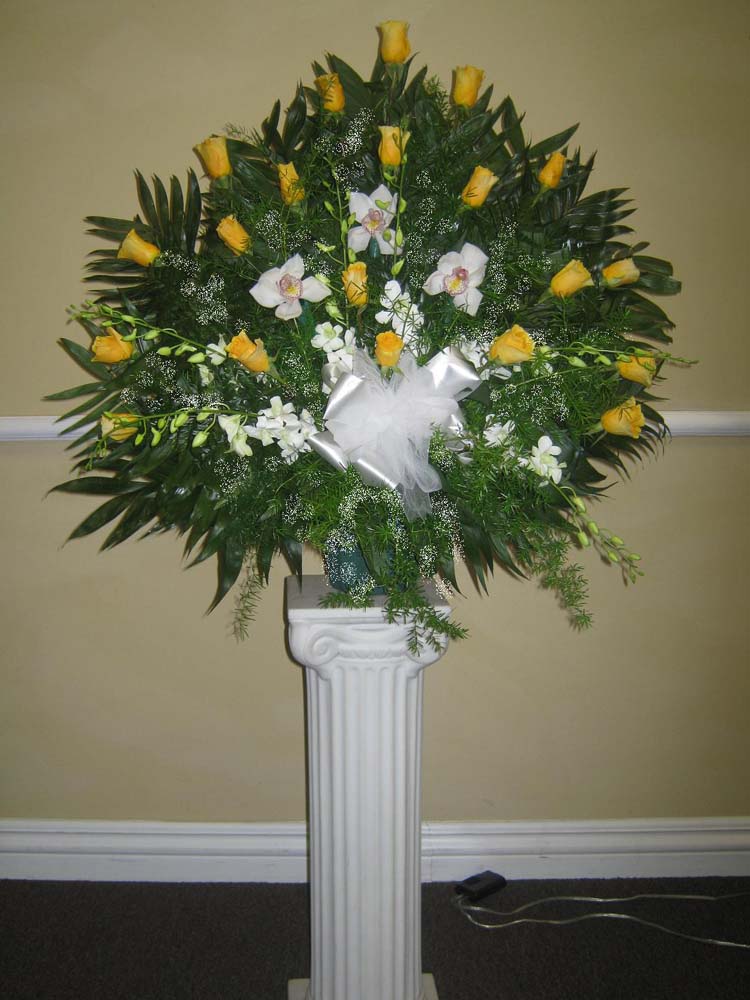 Roses and Orchids Basket