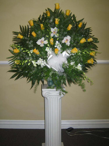 Roses and Orchids Basket