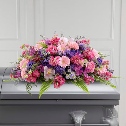 Glorious Garden Casket Spray – ANTONIO FLOWERS & GIFTS, Miami FL