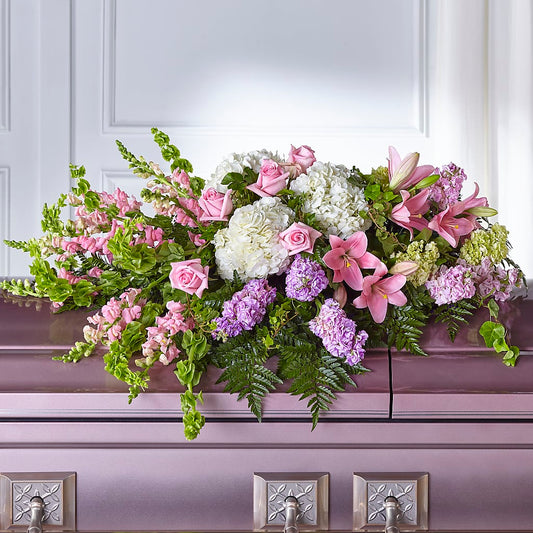 Life's Gratitude Casket Spray – ANTONIO FLOWERS & GIFTS, Miami FL