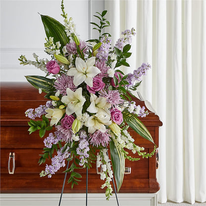 Grateful Hearts Standing Spray – ANTONIO FLOWERS & GIFTS, Miami FL