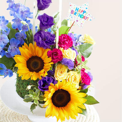 Star of the Day Floral Cake – ANTONIO FLOWERS & GIFTS, Miami FL