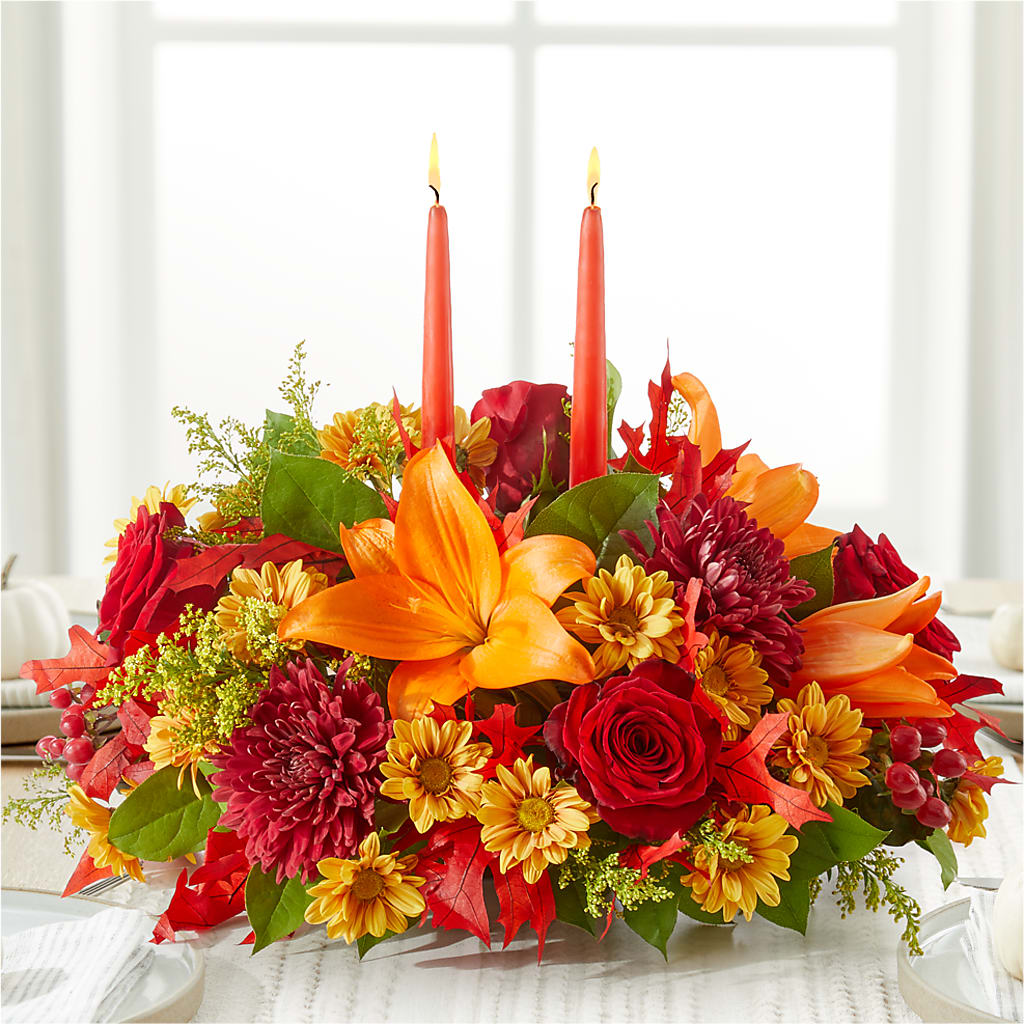 Autumn's Embrace Centerpiece – ANTONIO FLOWERS & GIFTS, Miami FL