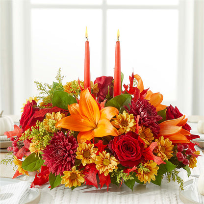 Autumn's Embrace Centerpiece – ANTONIO FLOWERS & GIFTS, Miami FL